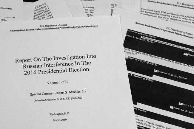 Trump opponents turn the Mueller report into an art form | iNFOnews.ca Trump opponents turn the Mueller report into an art form | iNFOnews.ca