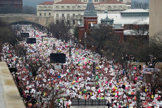 Women's marches against Trump receive award from PEN | iNFOnews.ca