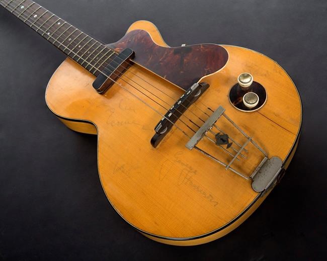 George Harrison's first electric guitar up for auction | iNFOnews.ca