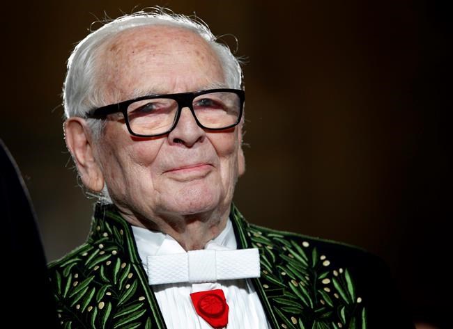 Designer Pierre Cardin skips US fashion show after accident | iNFOnews.ca CP315082189