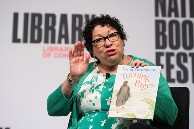 Sotomayor tells kids: Reading helped me reach Supreme Court | iNFOnews.ca
