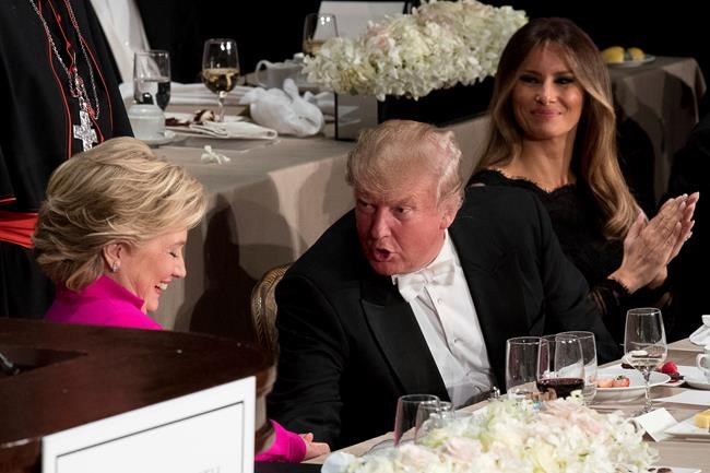 Best and worst jokes from Trump, Clinton at white-tie affair | iNFOnews.ca