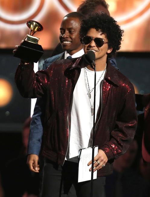 Partial list of winners in top categories at the Grammys | iNFOnews.ca