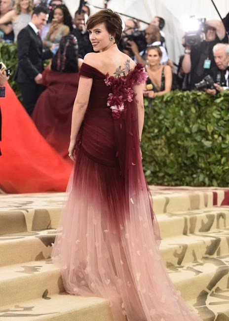 The Latest: Scarlett Johansson wears Marchesa to Met Gala | iNFOnews.ca The Latest: Scarlett Johansson wears Marchesa to Met Gala | iNFOnews.ca