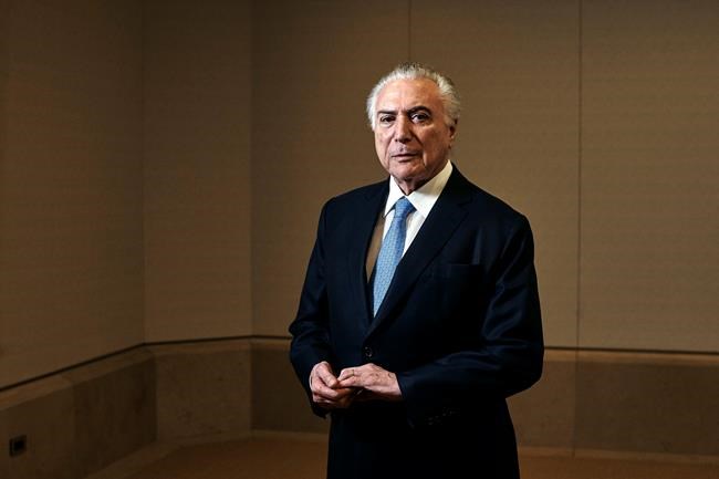 AP Interview: Brazil's Temer denies graft, defends legacy | iNFOnews.ca AP Interview: Brazil's Temer denies graft, defends legacy | iNFOnews.ca