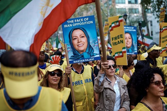 Protesters rally against Iranian president at United Nations | iNFOnews.ca Protesters rally against Iranian president at United Nations | iNFOnews.ca