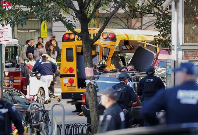 'Horror': 1 student from mangled bus hospitalized, 1 OK | iNFOnews.ca