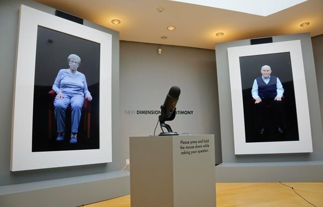 Exhibit allows virtual 'interviews' with Holocaust survivors | iNFOnews.ca