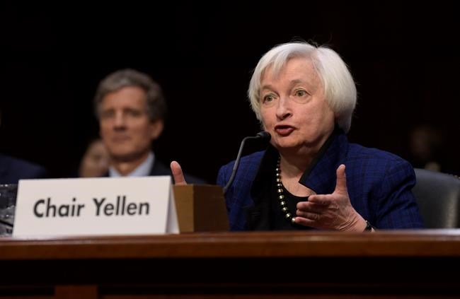 The Latest: Yellen still sees gradual pace for rate hikes | iNFOnews.ca The Latest: Yellen still sees gradual pace for rate hikes | iNFOnews.ca