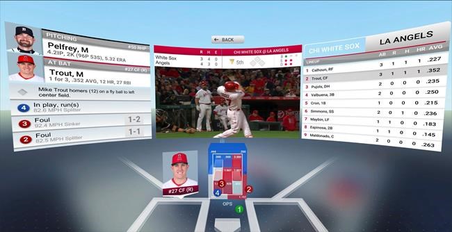 Baseball coming June 1 to virtual-reality headsets | iNFOnews.ca