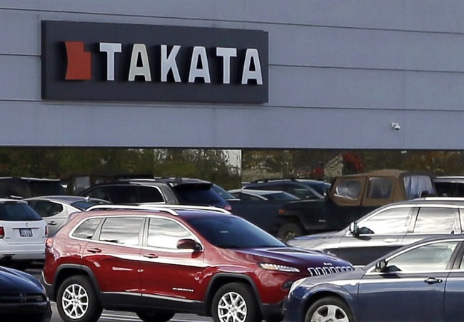 US agency says Takata air bag inflator recall could expand to 7 more auto, truck makers | iNFOnews.ca CP34747107