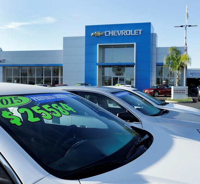 October US sales fall as auto boom slows | iNFOnews.ca