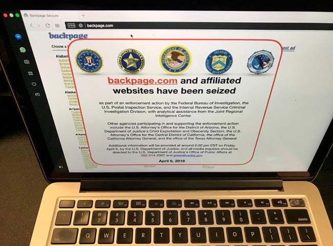 AP News Guide: Bill to fight online sex trafficking | iNFOnews.ca