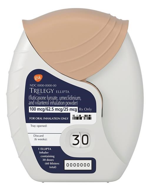 FDA OKs Glaxo's inhaler, first one to combine 3 medicines | iNFOnews.ca