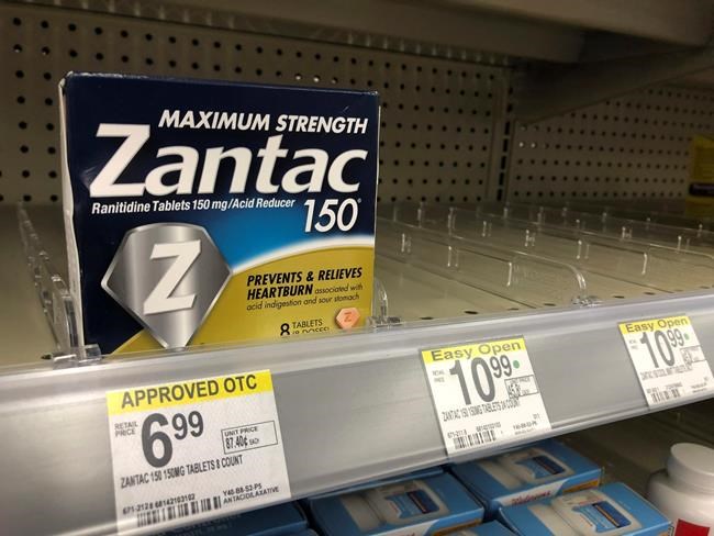 Retail giant Walmart halts sales of Zantac and related drugs | iNFOnews.ca CP862788524