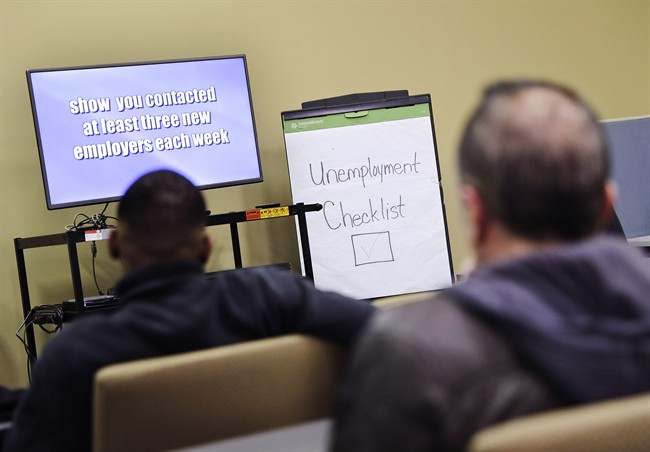Applications for jobless aid rise but stay at healthy level | iNFOnews.ca CP36772933