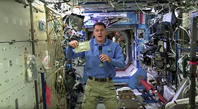 Thanksgiving in space: turkey, green beans & even football | iNFOnews.ca