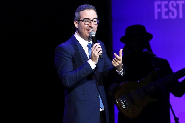 John Oliver: Name sewage plant for me, I'll give to charity | iNFOnews.ca