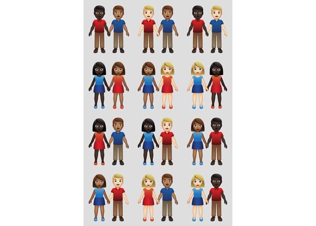 Emoji gods approve skin-tone options for couples of colour | iNFOnews.ca
