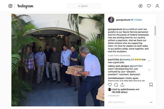 George W. Bush treats Secret Service detail to pizza | iNFOnews.ca George W. Bush treats Secret Service detail to pizza | iNFOnews.ca