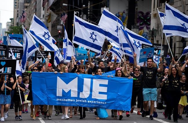 Marchers turn out in NYC for annual Celebrate Israel parade | iNFOnews.ca Marchers turn out in NYC for annual Celebrate Israel parade | iNFOnews.ca