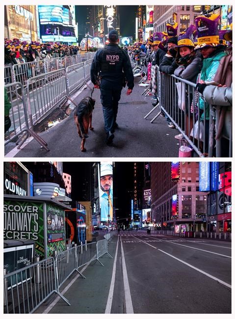 Bomb-sniffing dogs? Check. Times Square crowd? Not this year | iNFOnews.ca Bomb-sniffing dogs? Check. Times Square crowd? Not this year | iNFOnews.ca