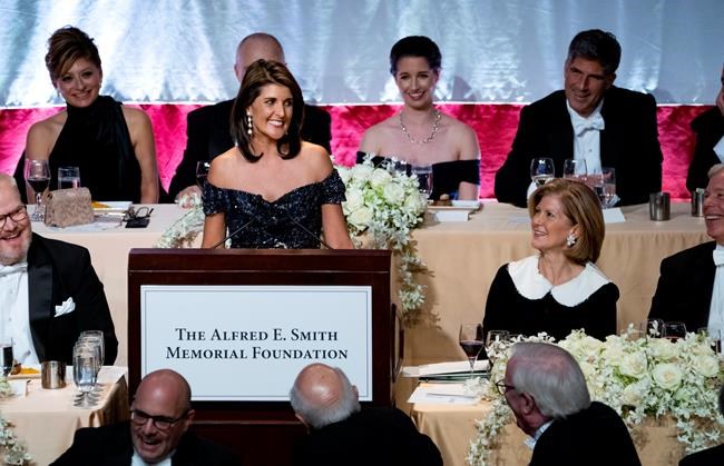 UN Ambassador Nikki Haley pokes fun at herself at NY charity | iNFOnews.ca UN Ambassador Nikki Haley pokes fun at herself at NY charity | iNFOnews.ca