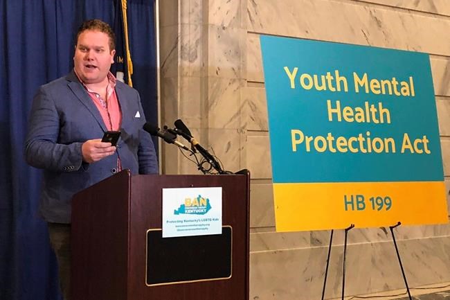 Kentucky lawmakers resume push to curb 'conversion therapy' | iNFOnews.ca CP1787516959
