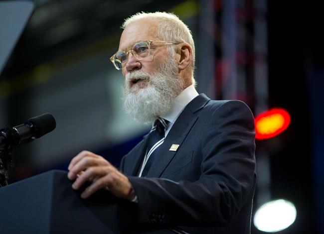 David Letterman replaces Neil Young at Rock Hall show | iNFOnews.ca