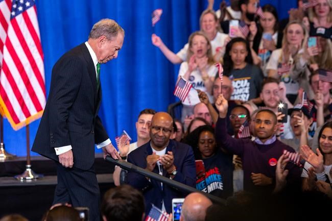 Ex-campaign staffer sues Bloomberg over layoffs, cites fraud | iNFOnews.ca