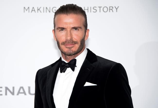 David Beckham launches L'Oreal men's grooming products | iNFOnews.ca CP1136345624