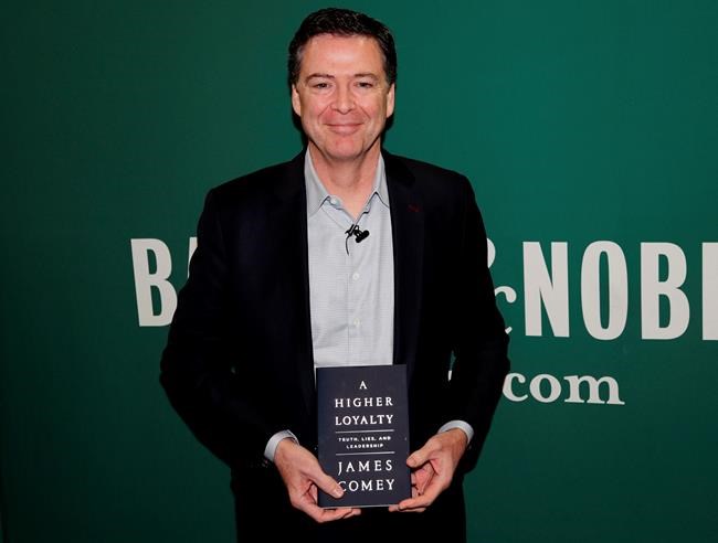 Comey book sells more than 600,000 copies in first week | iNFOnews.ca Comey book sells more than 600,000 copies in first week | iNFOnews.ca