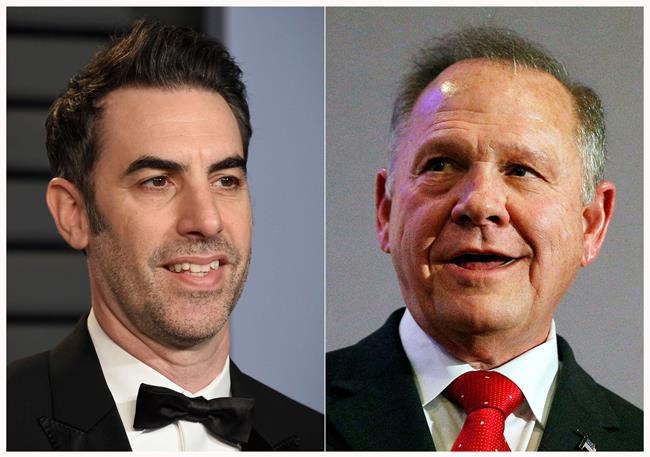 Comedian Baron Cohen asks judge to dismiss Roy Moore lawsuit | iNFOnews.ca