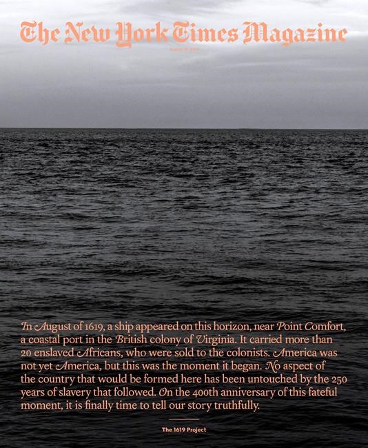 Series of books planned, based on NYT’s “1619 Project” | iNFOnews.ca