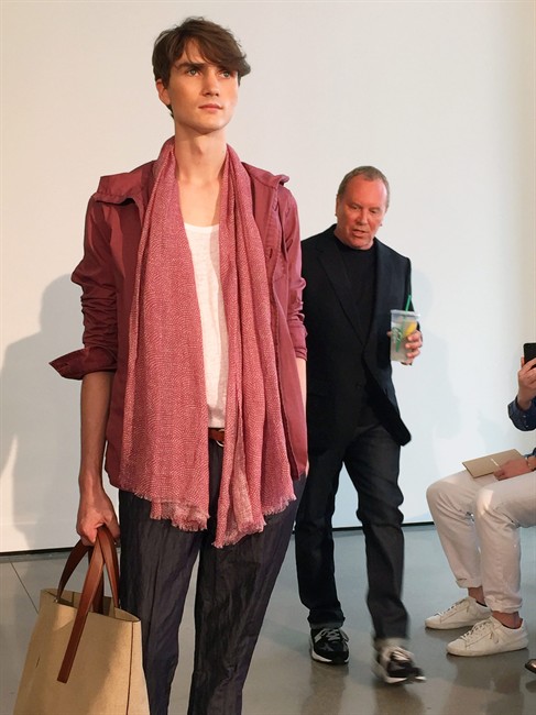 The affable Michael Kors presents each look himself during intimate fashion week presentation | iNFOnews.ca