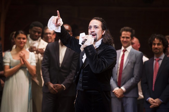 Cast of Broadway hit 'Hamilton' to perform at White House | iNFOnews.ca CP36679593