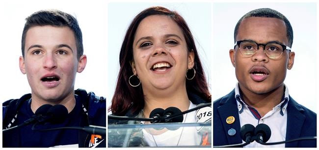 3 student gun control activists to be honoured by PEN | iNFOnews.ca CP475172193