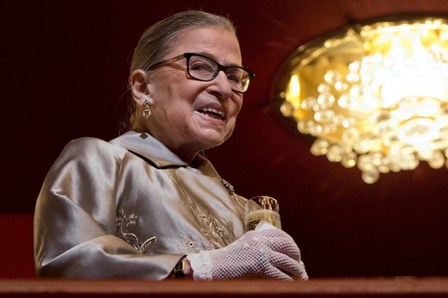 Book of Justice Ginsburg's writings coming next January | iNFOnews.ca CP36689867