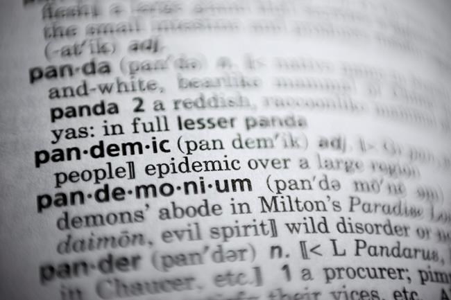 Merriam-Webster's top word of 2020 not a shocker: pandemic | iNFOnews.ca
