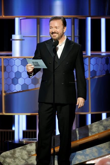 Ricky Gervais mocks Hollywood with explicit jokes at Globes | iNFOnews.ca
