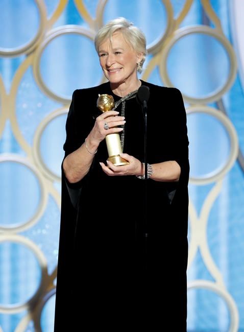 Teary Glenn Close, cheeky Olivia Colman take acting awards | iNFOnews.ca