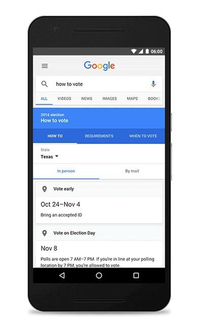 Google's search engine directs voters to the ballot box | iNFOnews.ca Google's search engine directs voters to the ballot box | iNFOnews.ca