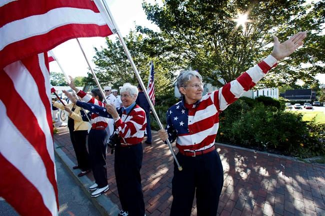 'Freeport flag ladies' wave Stars and Stripes one final time | iNFOnews.ca