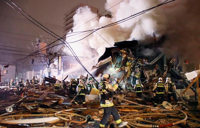 Suspected gas explosion destroys eatery in Japan, hurts 42 | iNFOnews.ca