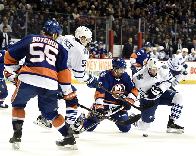 Bozak, Grabner score in 2nd period to lead Maple Leafs to 3-1 win over Islanders | iNFOnews.ca CP35821712