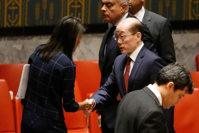 The Latest: NKorea rejects UN sanctions, says US will suffer | iNFOnews.ca