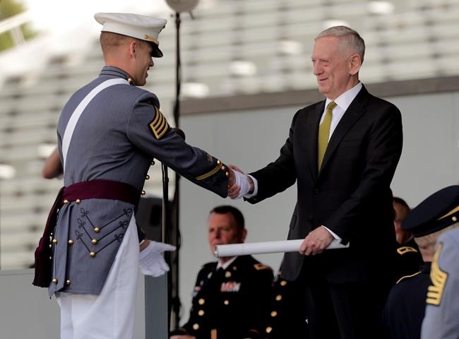 Defence secretary references Manchester in West Point speech | iNFOnews.ca CP190441732