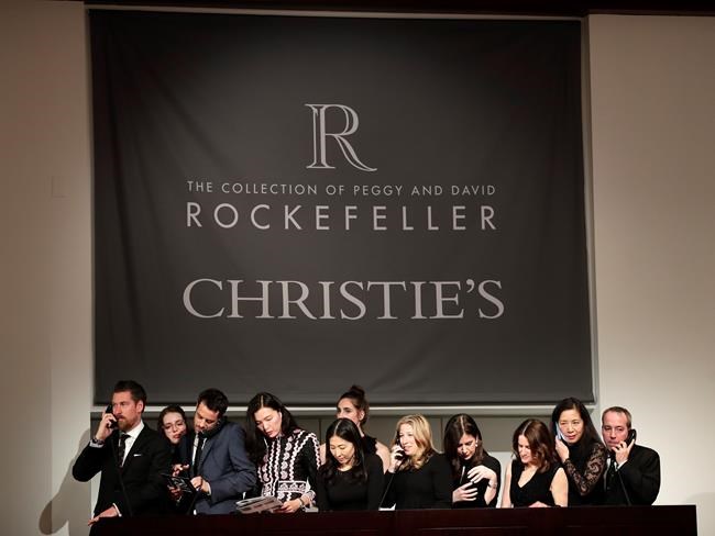 22 world records set at Christie's Rockefeller auction | iNFOnews.ca