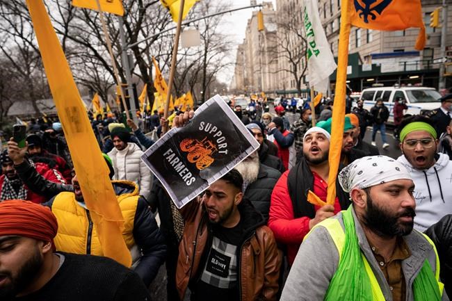 Protestors supporting Indian farmers demonstrate in NYC | iNFOnews.ca Protestors supporting Indian farmers demonstrate in NYC | iNFOnews.ca