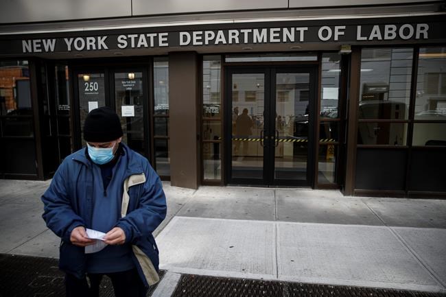 Record 16.8 million have sought US jobless aid since virus | iNFOnews.ca CP805460598